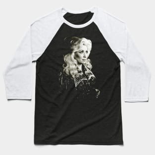 Dolly Parton Black Vintage Baseball T-Shirt